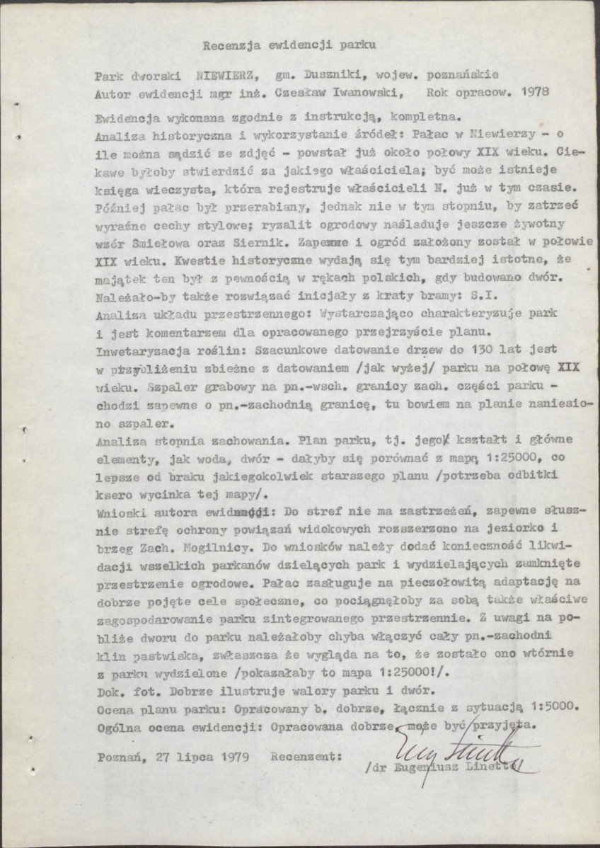 Ewidencja parkowa, skan nr 6