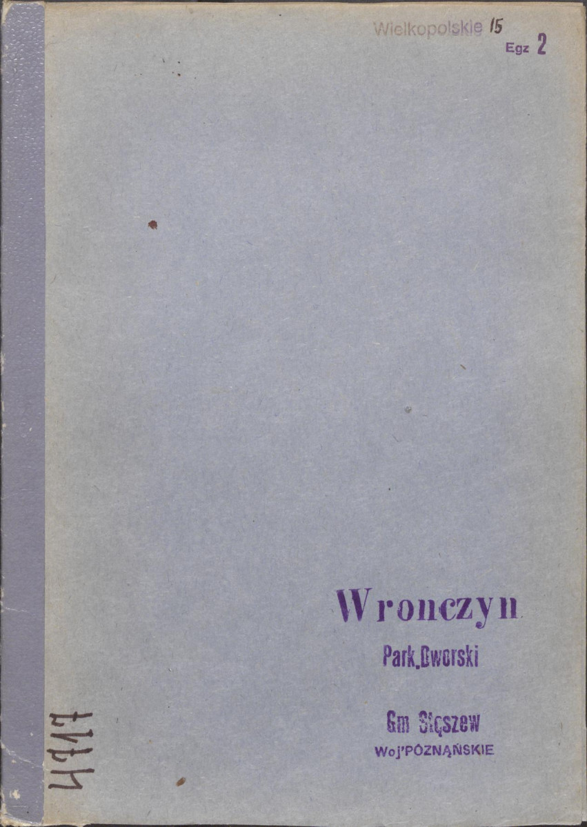 EP - Ewidencja parkowa, skan nr 1