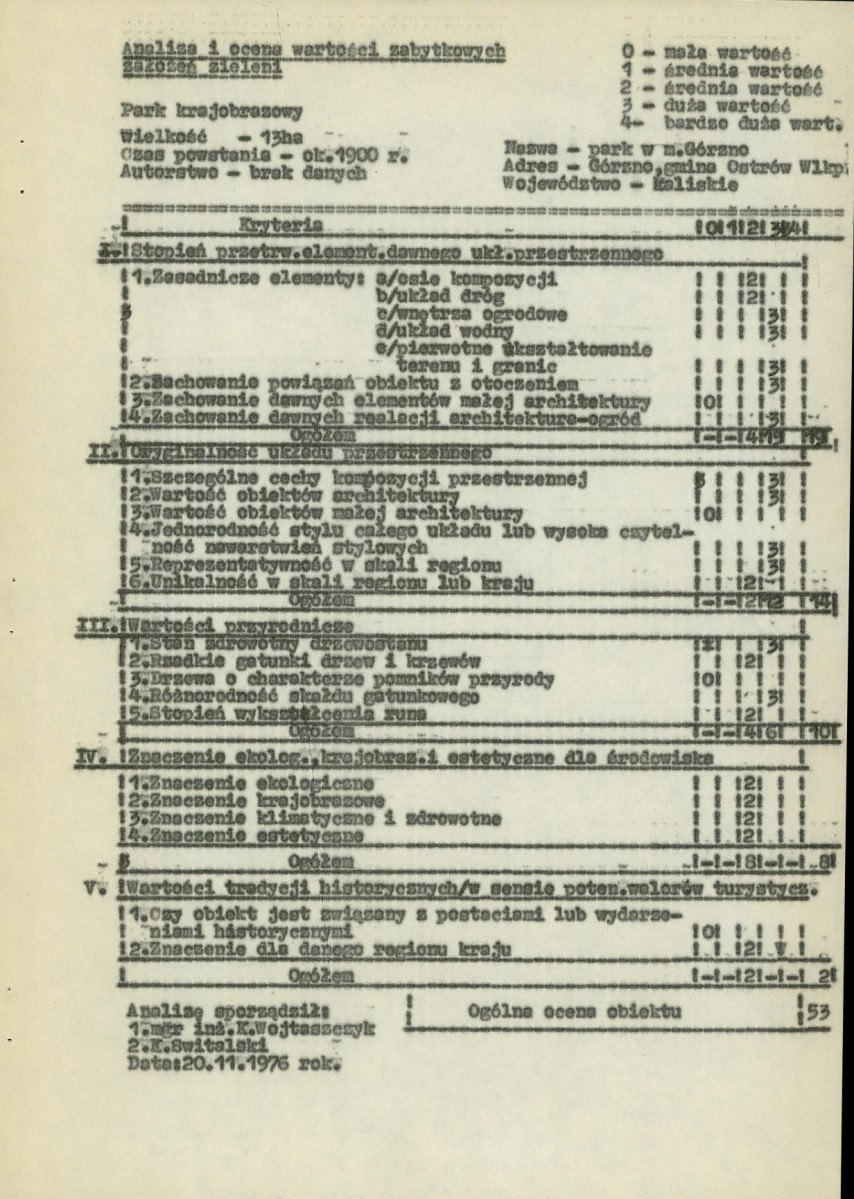 EP - Ewidencja parkowa, skan nr 6