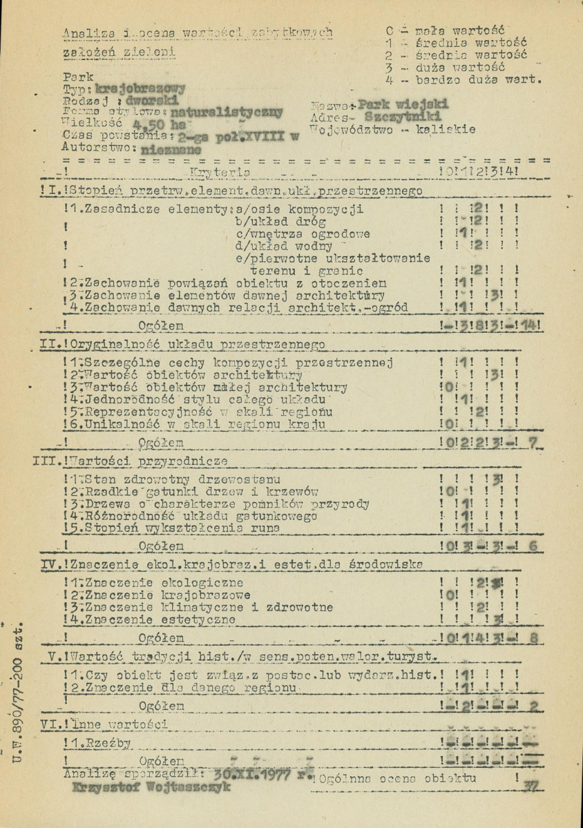 EP - Ewidencja parkowa, skan nr 6