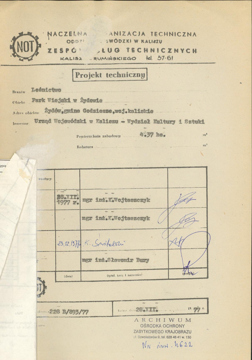 Ewidencja parkowa, skan nr 4