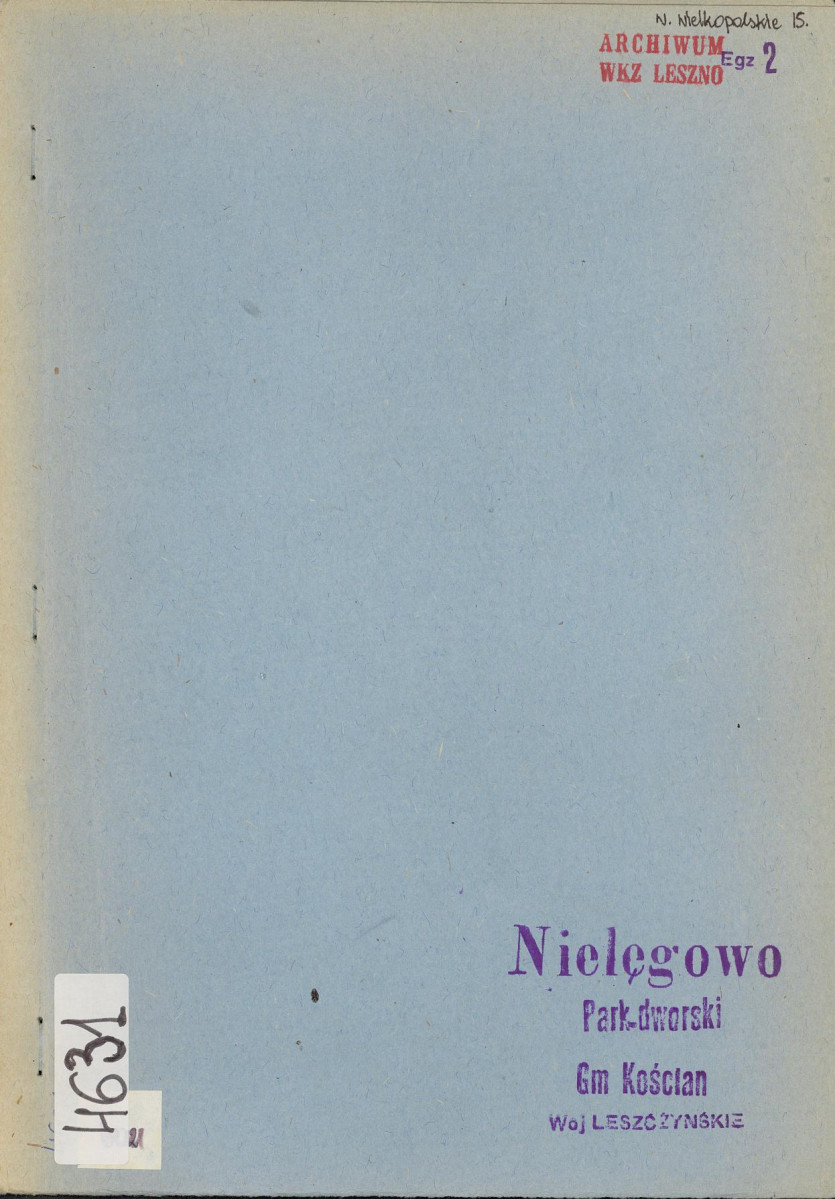 EP - Ewidencja parkowa, skan nr 1