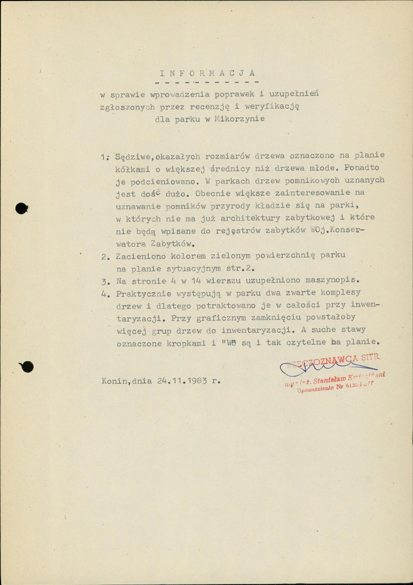 EP - Ewidencja parkowa, skan nr 6