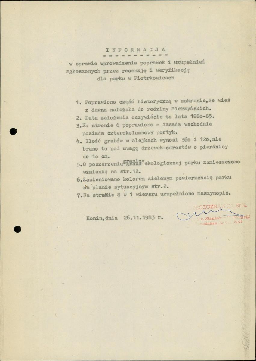 EP - Ewidencja parkowa, skan nr 6