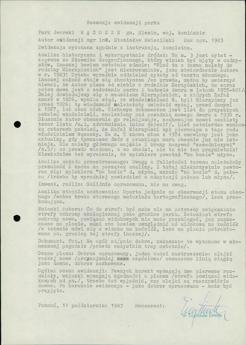 EP - Ewidencja parkowa, skan nr 6