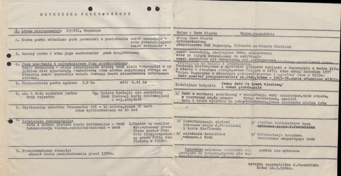 EP - Ewidencja parkowa, skan nr 6