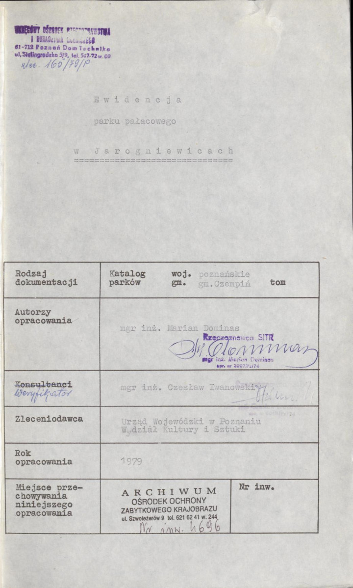 Ewidencja parkowa, skan nr 5