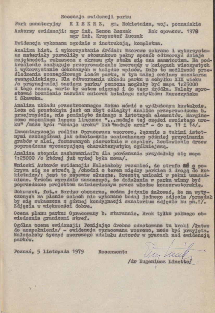 EP - Ewidencja parkowa, skan nr 8