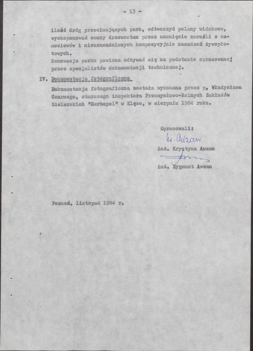 EP - Ewidencja parkowa, skan nr 19