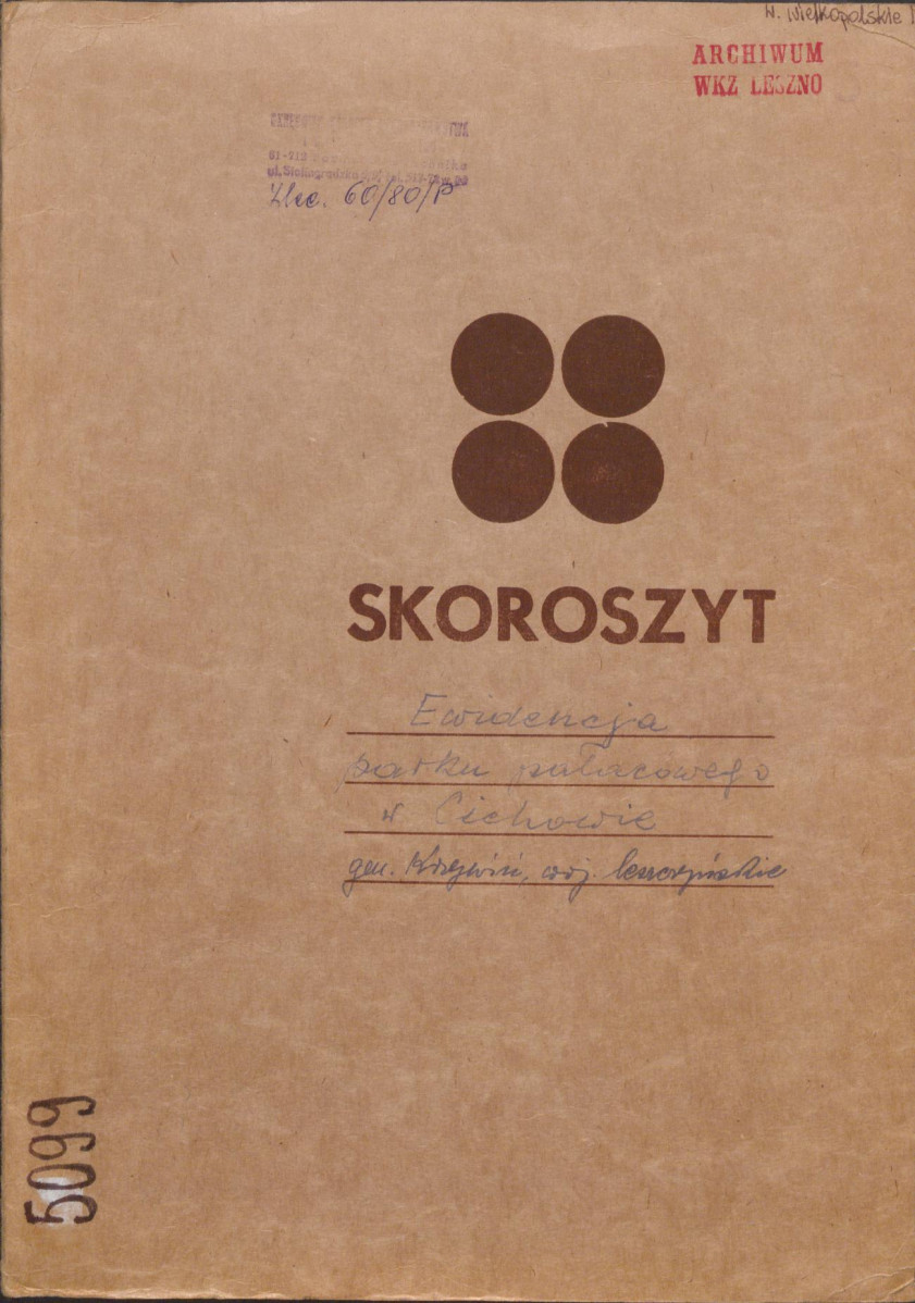 EP - Ewidencja parkowa, skan nr 1