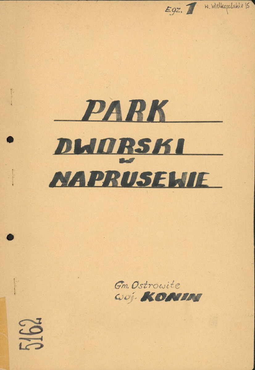 Ewidencja parkowa, skan nr 1