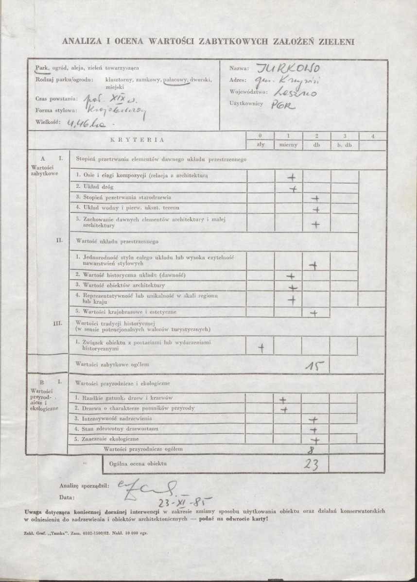 Ewidencja parkowa, skan nr 3