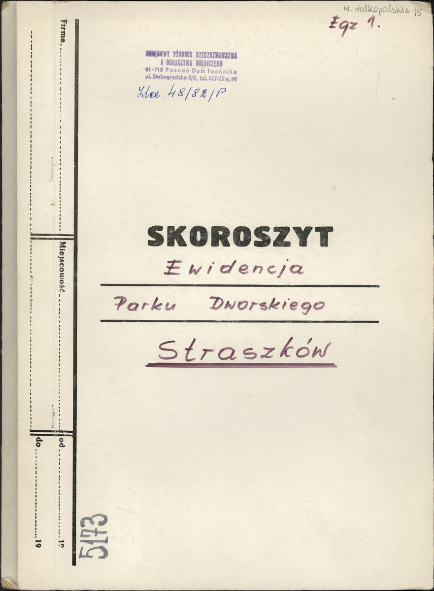 Ewidencja parkowa, skan nr 1