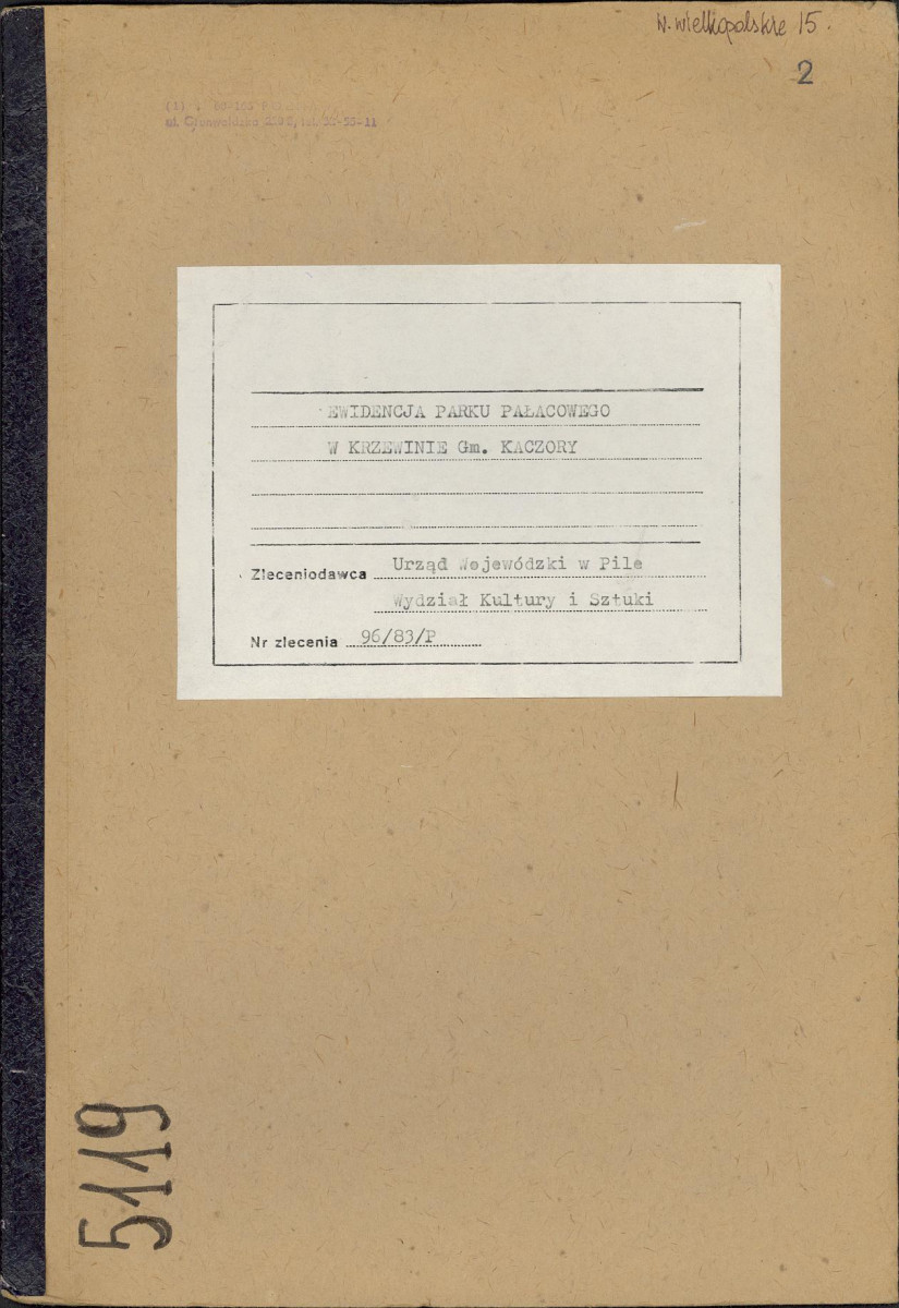 EP - Ewidencja parkowa, skan nr 1