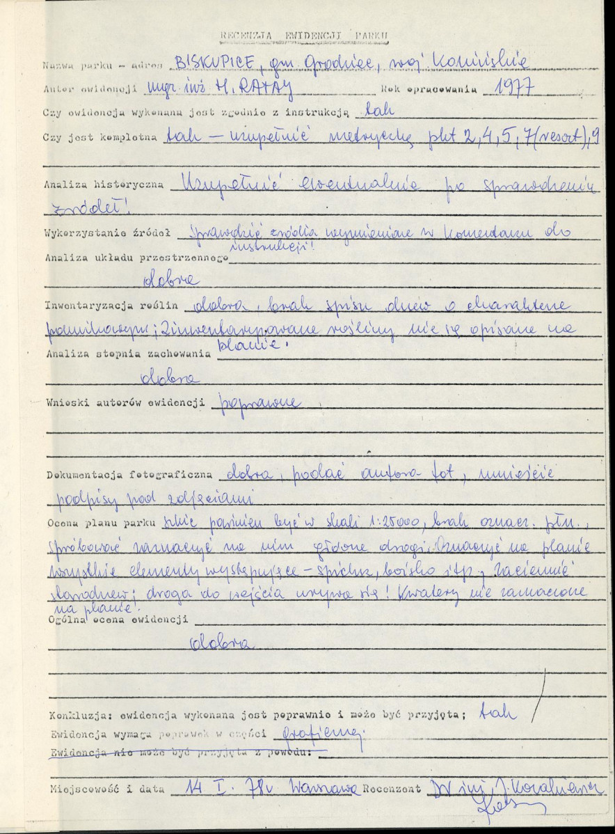 Ewidencja parkowa, skan nr 7