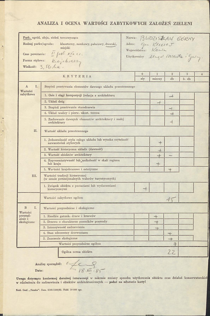 EP - Ewidencja parkowa, skan nr 3