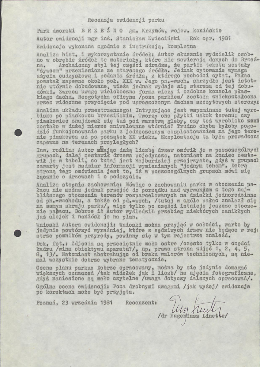 EP - Ewidencja parkowa, skan nr 7