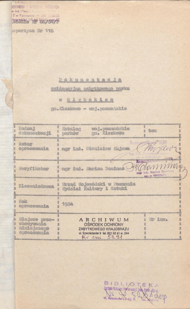 EP - Ewidencja parkowa, skan nr 4