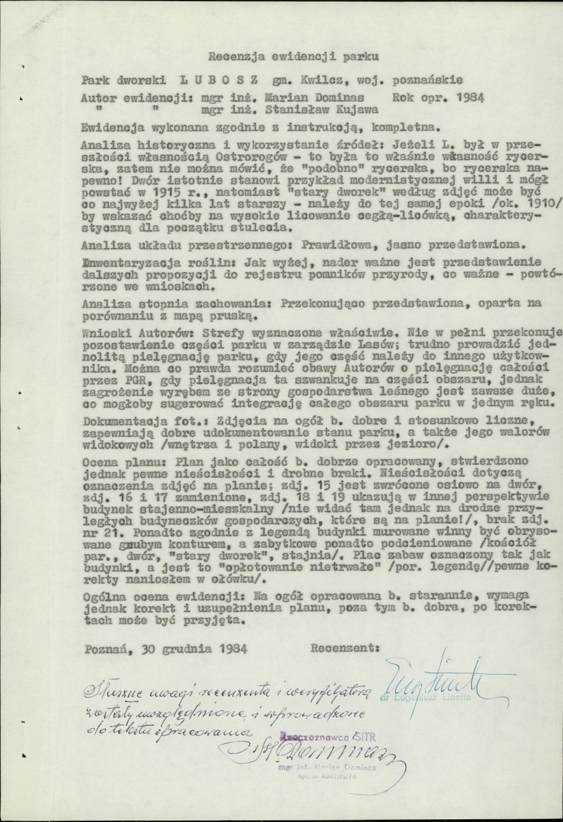EP - Ewidencja parkowa, skan nr 6