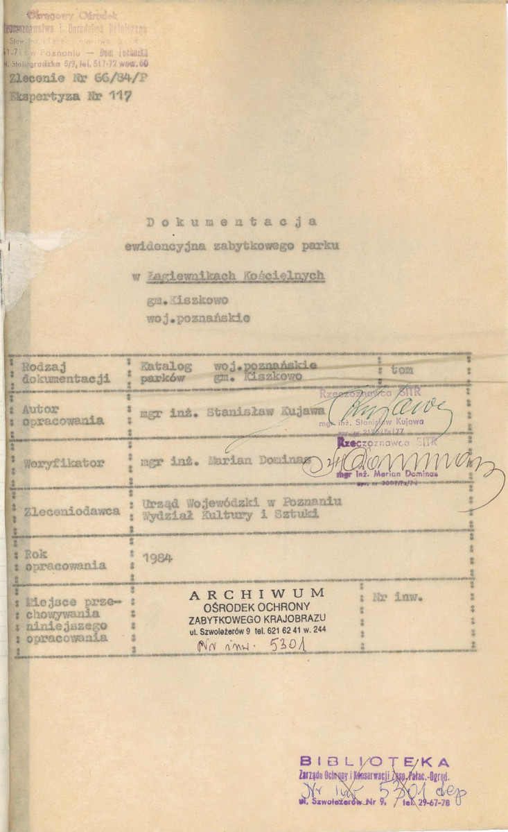 EP - Ewidencja parkowa, skan nr 4