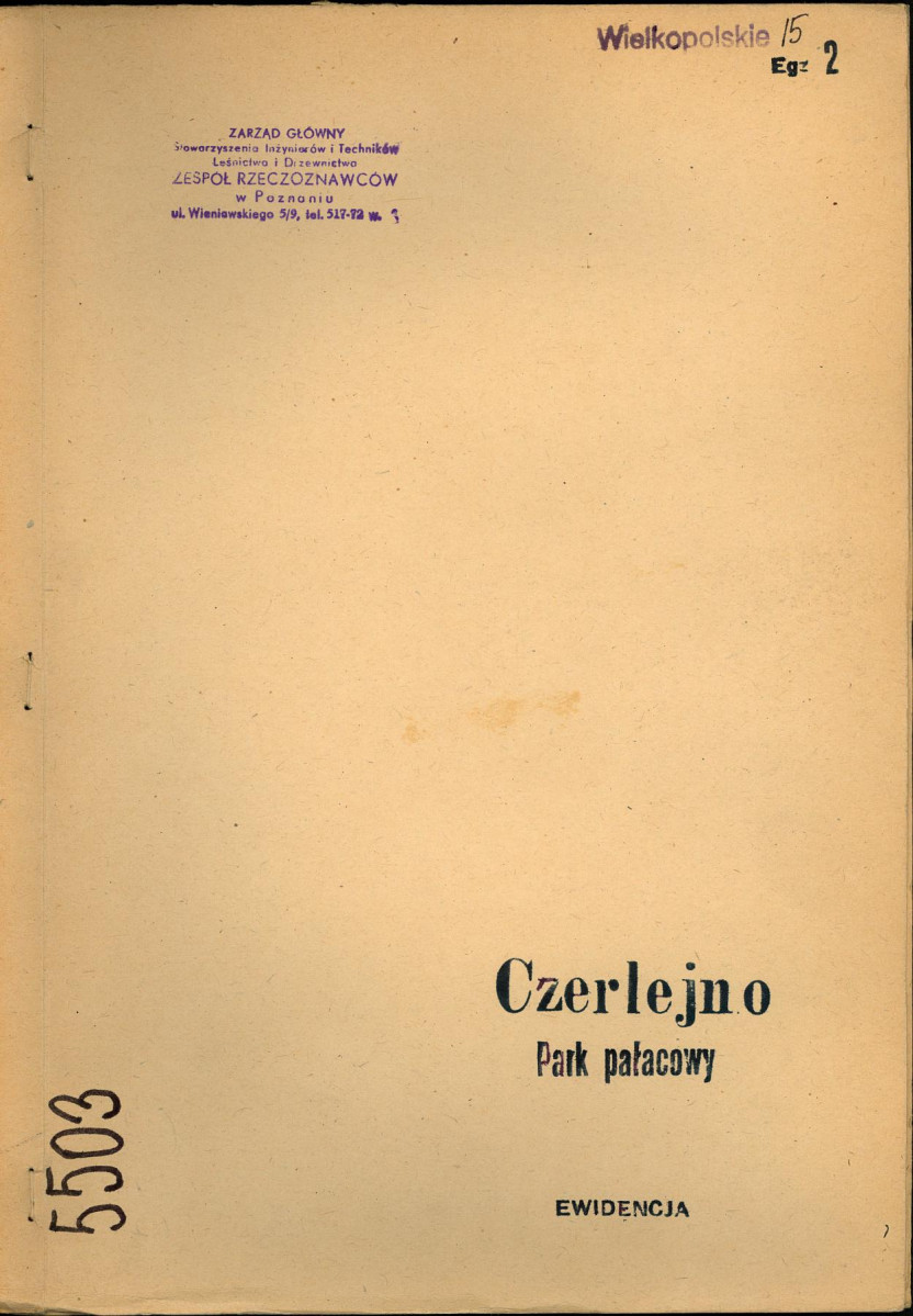 Ewidencja parkowa, skan nr 1