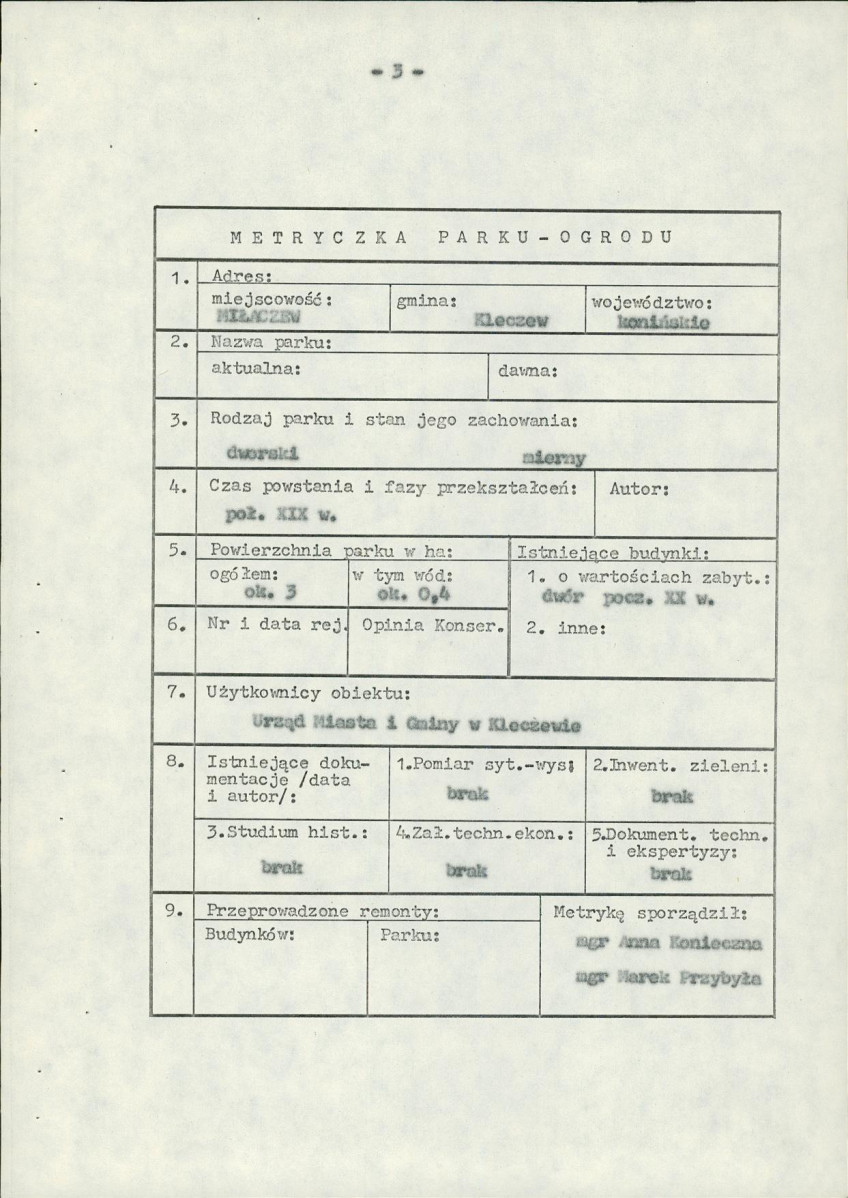 Ewidencja parkowa, skan nr 7