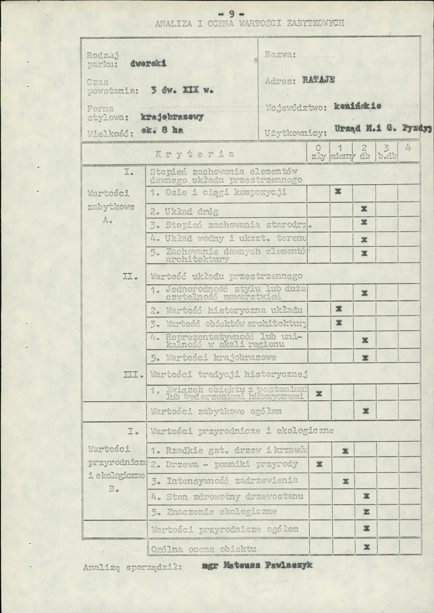 Ewidencja parkowa, skan nr 12