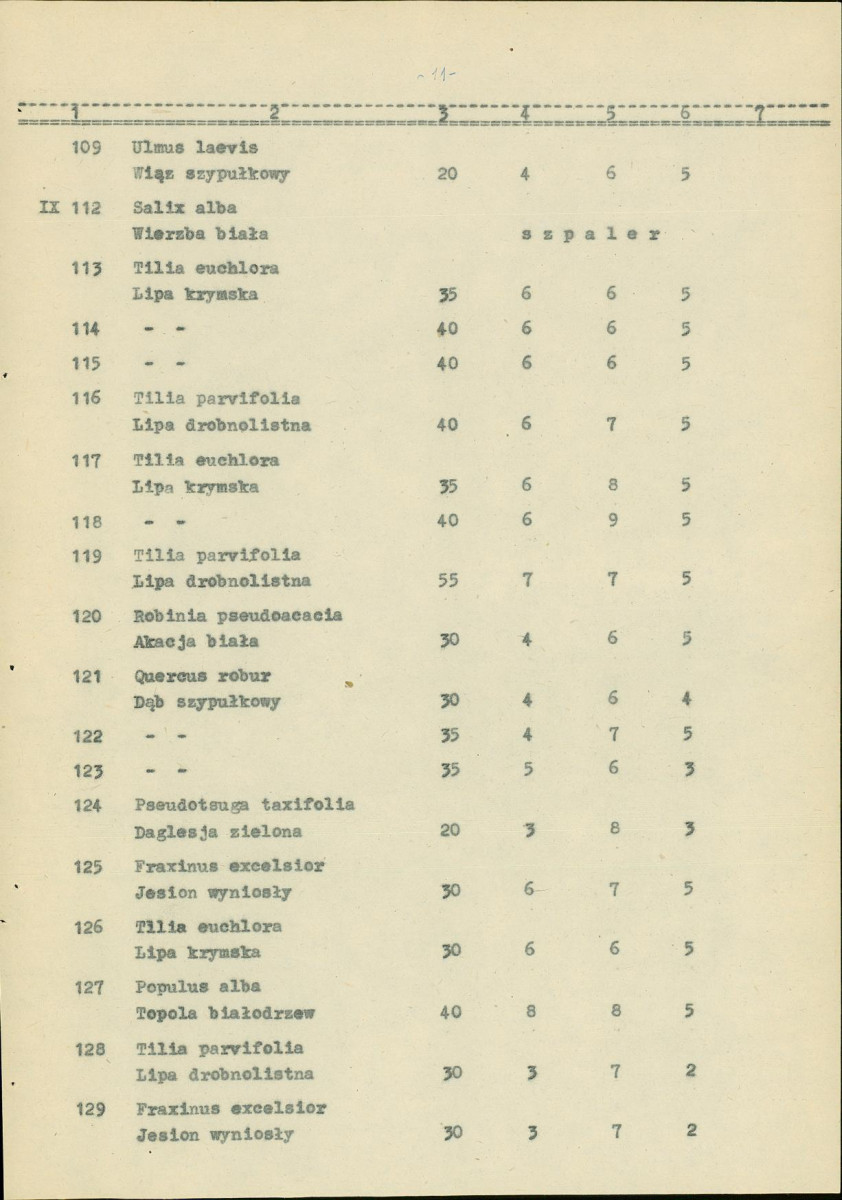 Ewidencja parkowa, skan nr 19