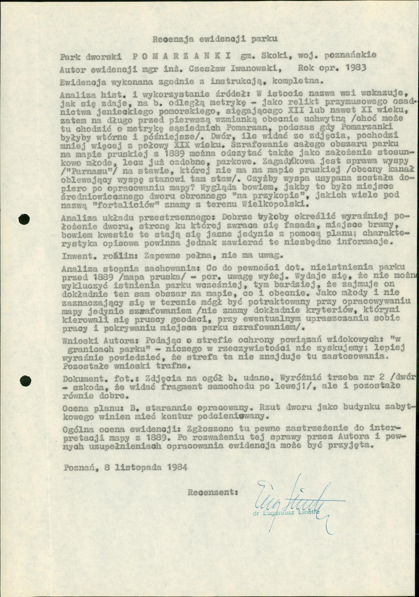 EP - Ewidencja parkowa, skan nr 6
