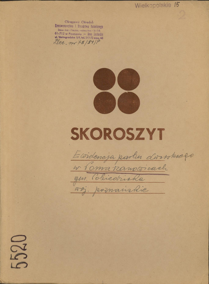 EP - Ewidencja parkowa, skan nr 1