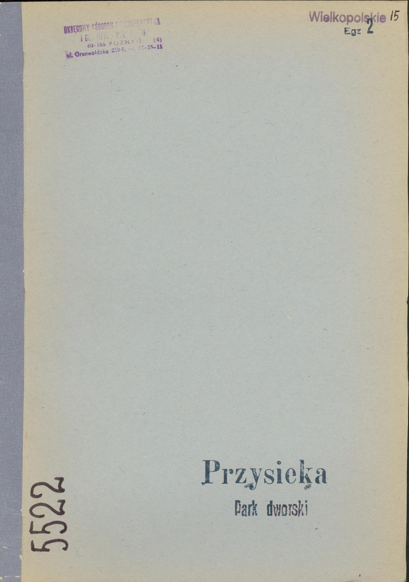 EP - Ewidencja parkowa, skan nr 1