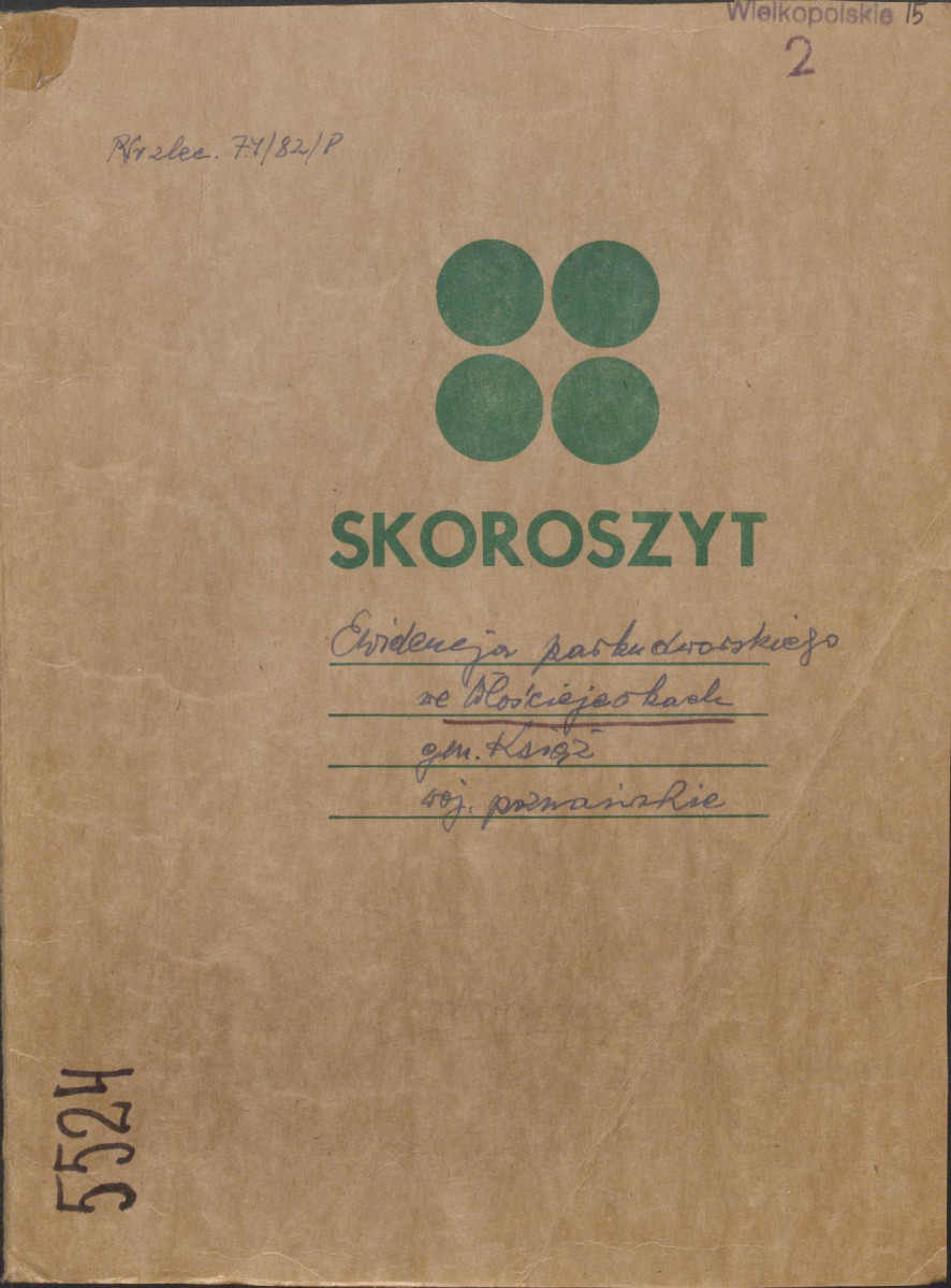 EP - Ewidencja parkowa, skan nr 1