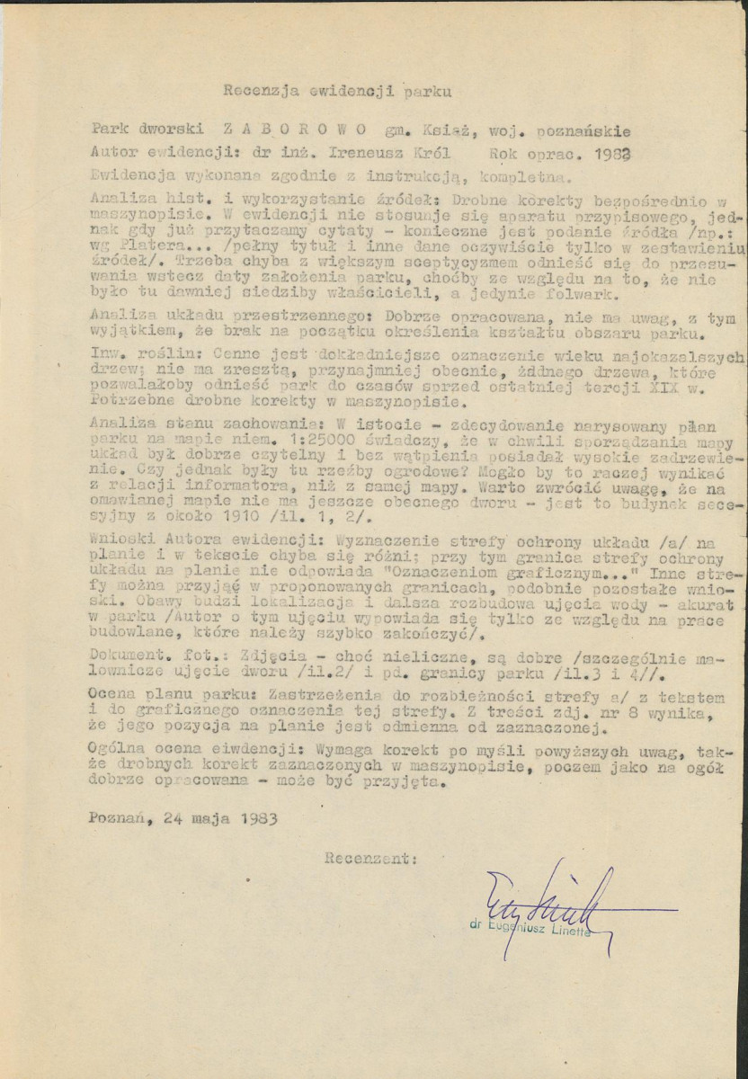 Ewidencja parkowa, skan nr 7