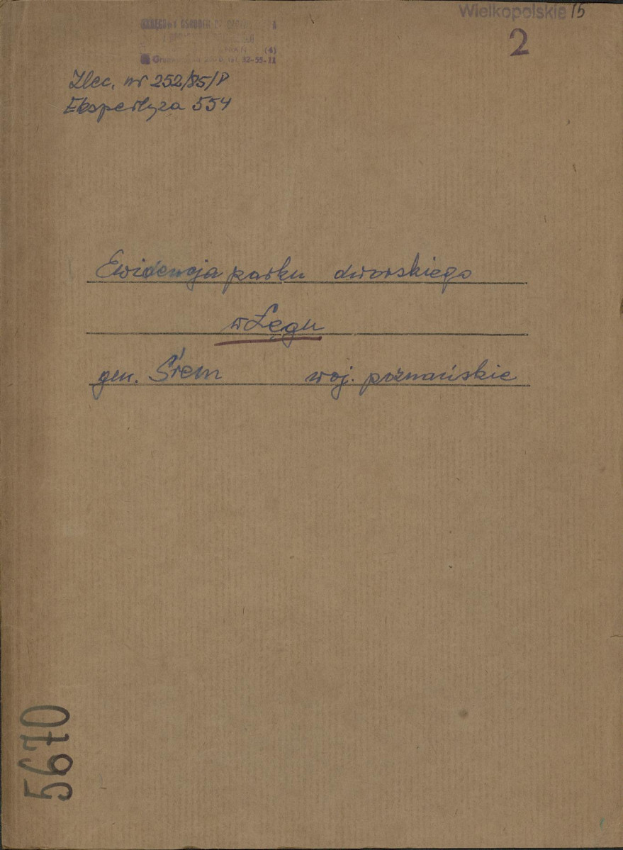 EP - Ewidencja parkowa, skan nr 1