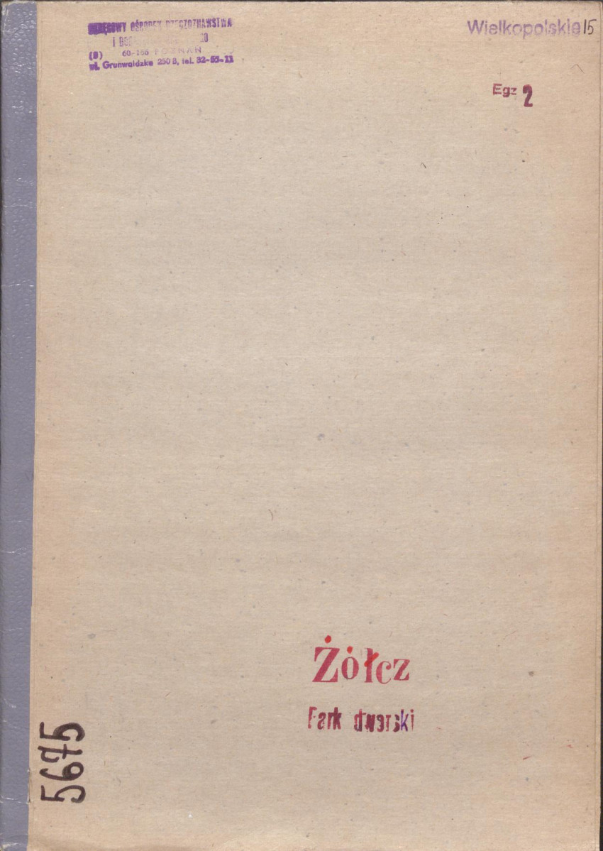 EP - Ewidencja parkowa, skan nr 1