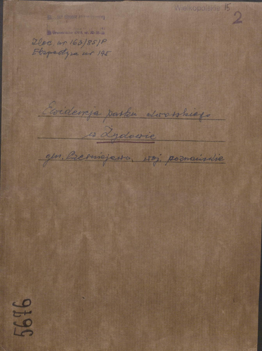 Ewidencja parkowa, skan nr 1