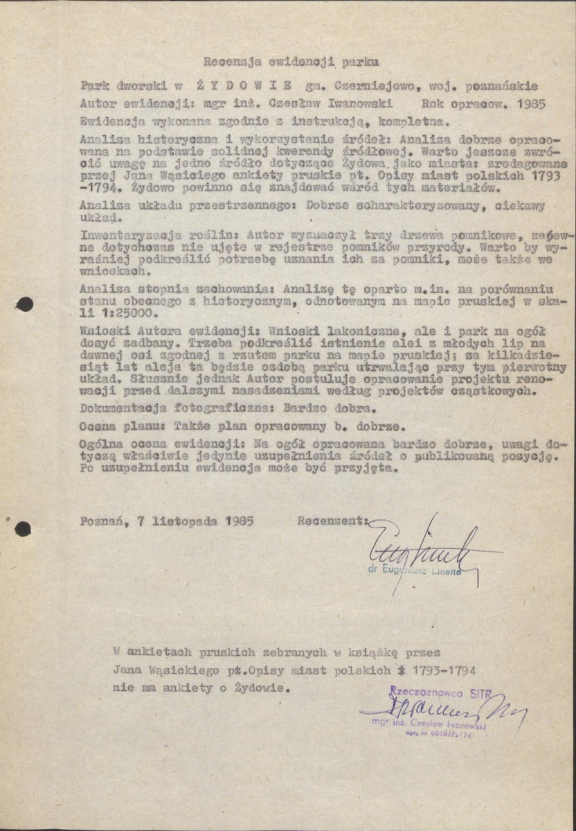 Ewidencja parkowa, skan nr 5