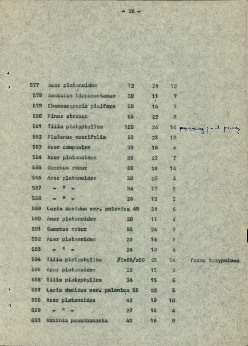 EP - Ewidencja parkowa, skan nr 70