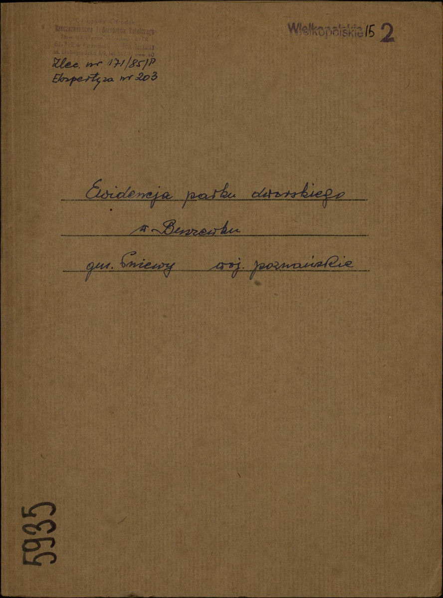 Ewidencja parkowa, skan nr 1