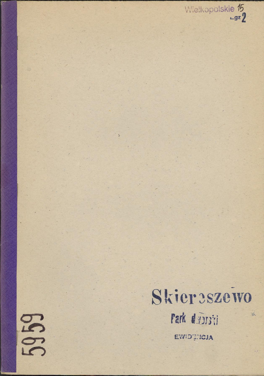 EP - Ewidencja parkowa, skan nr 1