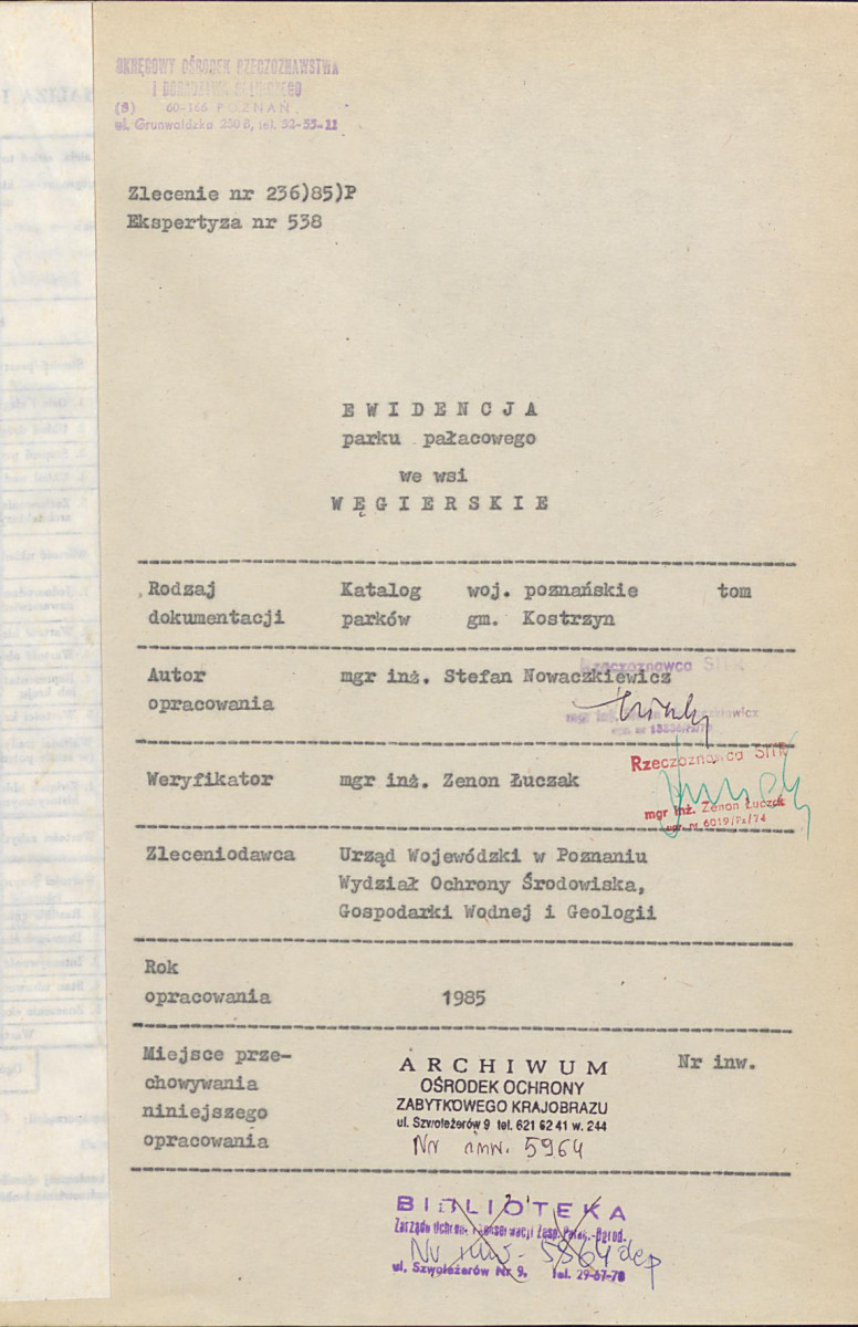 Ewidencja parkowa, skan nr 4