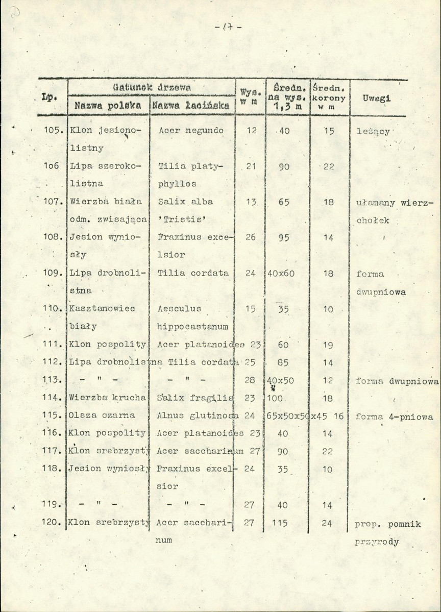 Ewidencja parkowa, skan nr 20