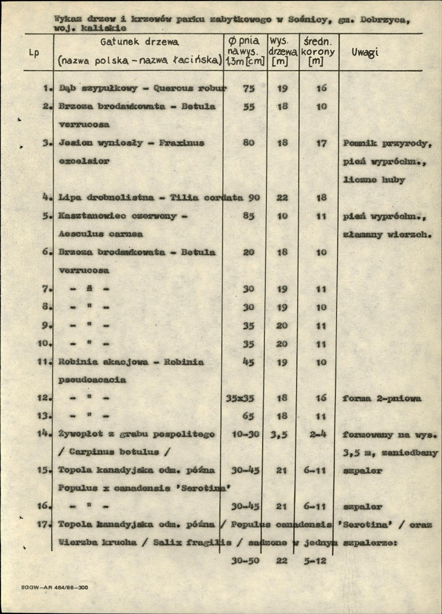 EP - Ewidencja parkowa, skan nr 17