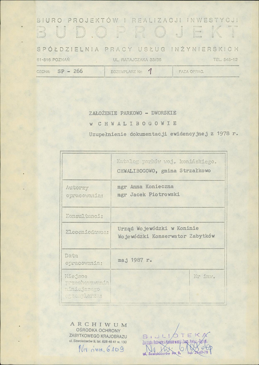 Ewidencja parkowa, skan nr 6