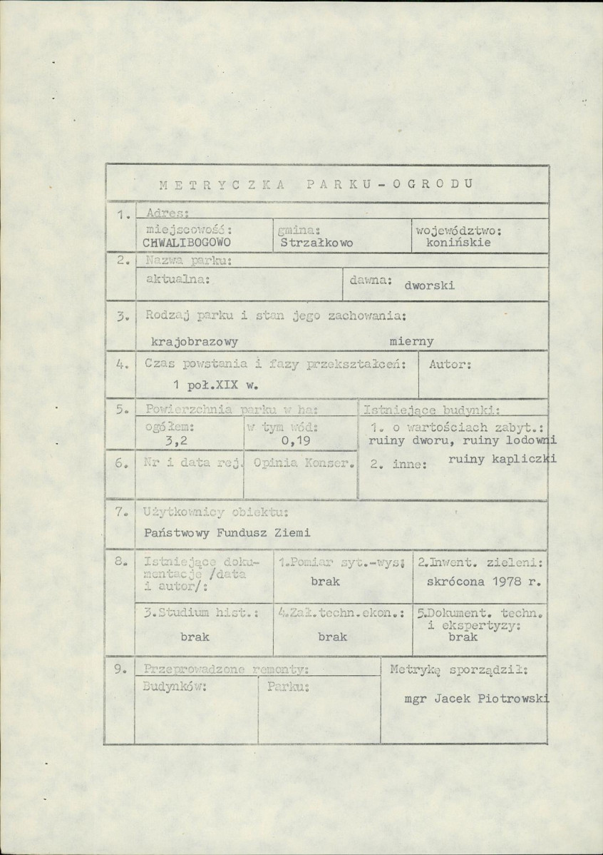 Ewidencja parkowa, skan nr 7