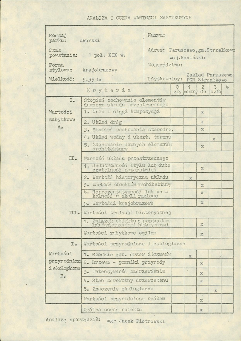 Ewidencja parkowa, skan nr 9