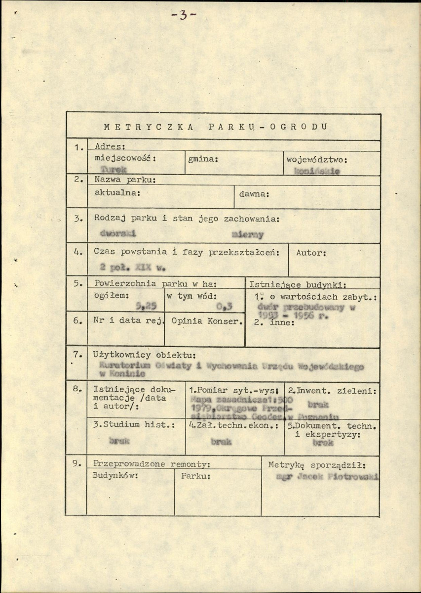 EP - Ewidencja parkowa, skan nr 6