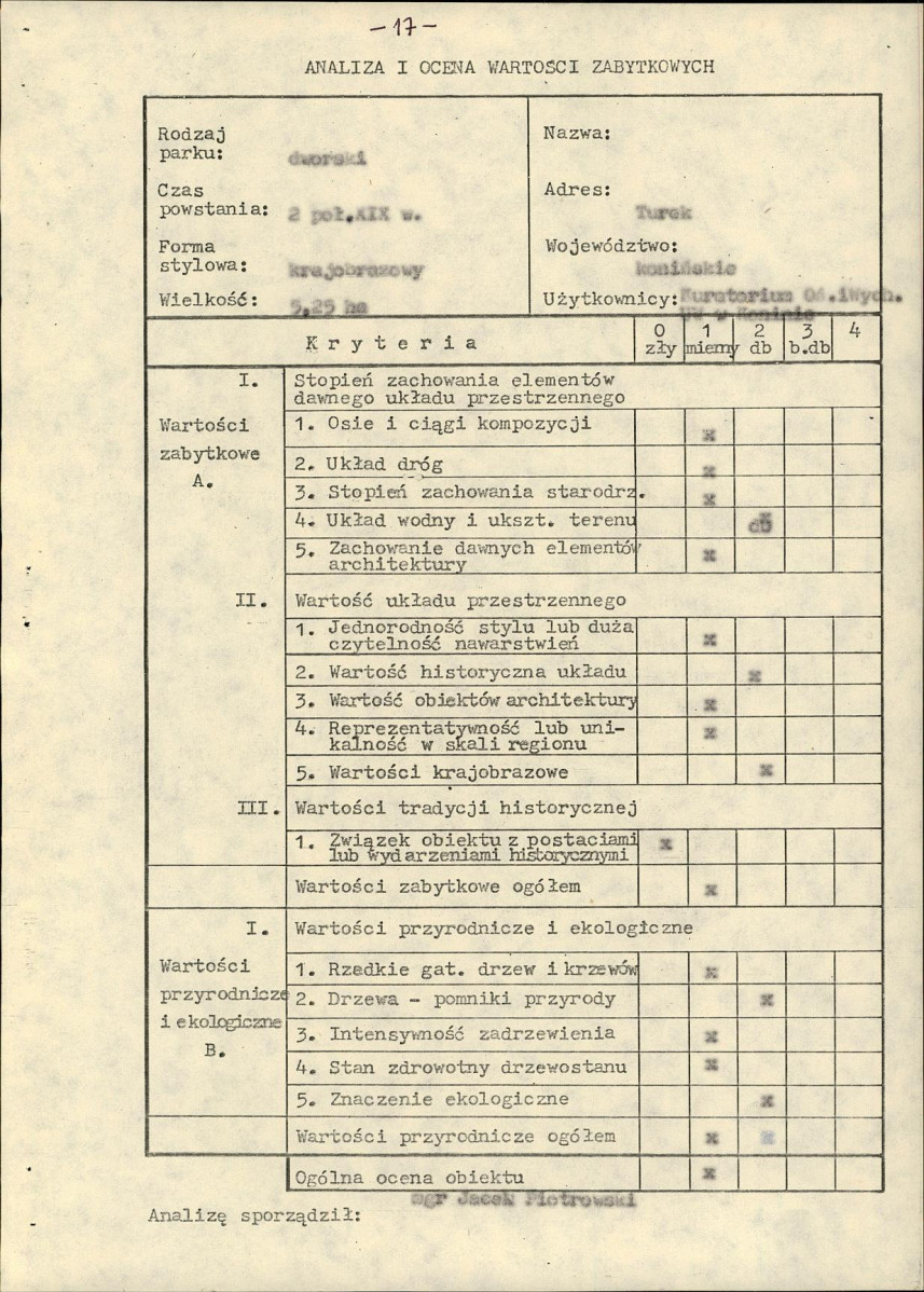 EP - Ewidencja parkowa, skan nr 20
