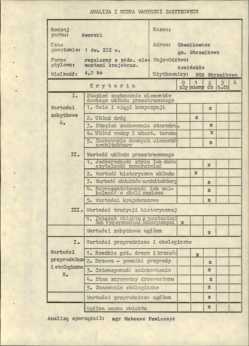 Ewidencja parkowa, skan nr 6