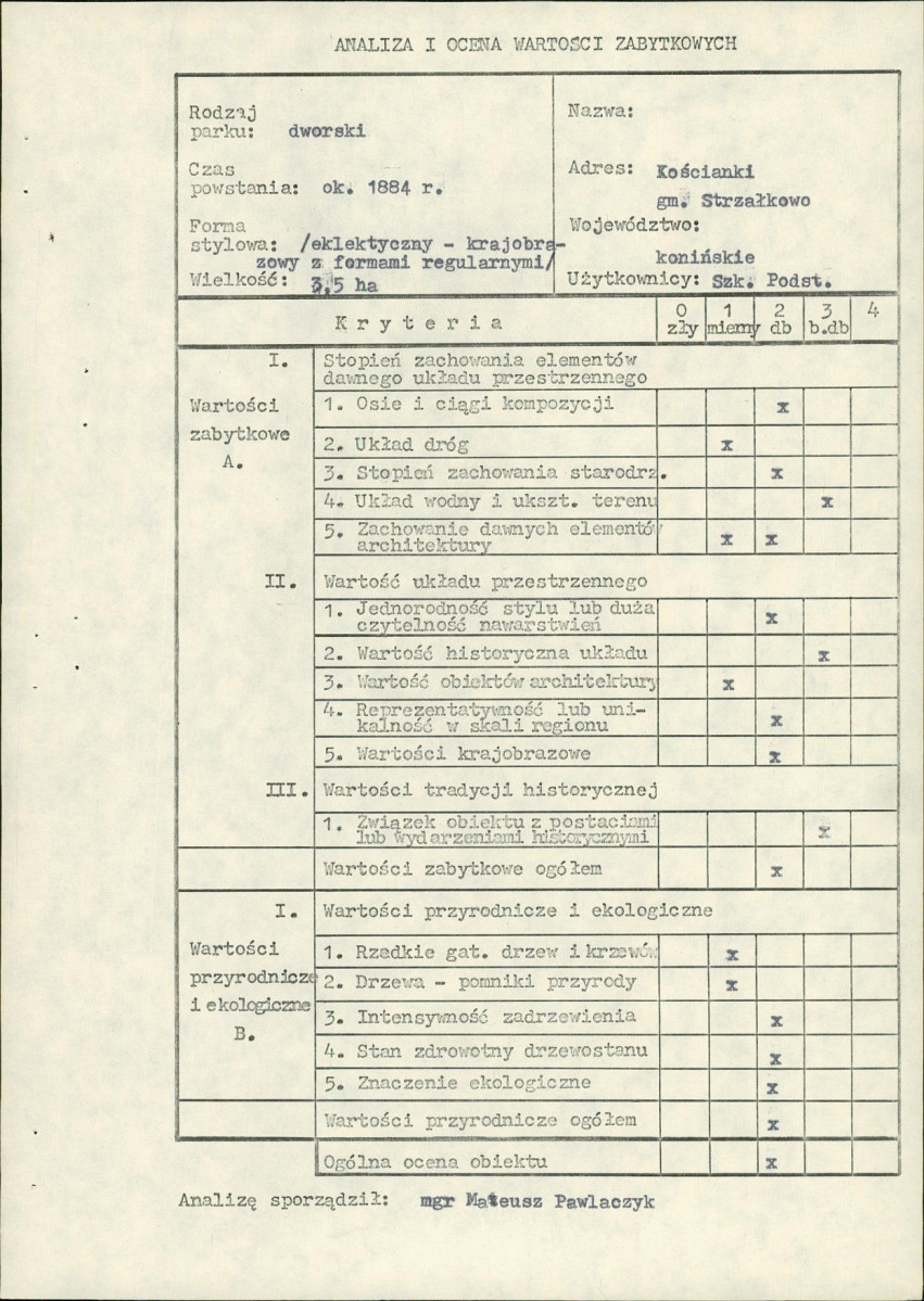 Ewidencja parkowa, skan nr 7